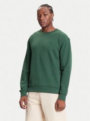 Quiksilver Bluza Salt Water Crew EQYFT05158 Zielony Regular Fit. Zielone bluzy nierozpinane męskie Quiksilver, l, bez wzorów, z bawełny, bez ramiączek, bez kaptura. Za 219.99 zł.