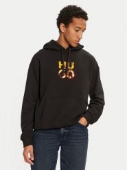 Hugo Bluza Diridood 50522119 Czarny Relaxed Fit. Czarne bluzy nierozpinane męskie Hugo, l, bez wzorów, z bawełny, bez ramiączek, bez kaptura. Za 369.99 zł.