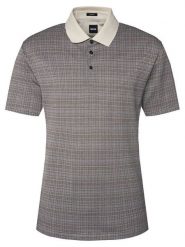 BOSS Polo H-Parris 102 50543402 Szary Regular Fit. Szare koszulki polo męskie Boss, m, bez wzorów, z bawełny, bez kołnierzyka, bez ramiączek. Za 549.99 zł.