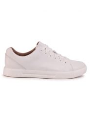 Clarks Sneakersy Un Costa Lace 261401647 Biały. Białe buty sportowe na co dzień męskie Clarks, m, bez wzorów, ze skóry, bez ramiączek, bez kaptura. Za 309.99 zł.