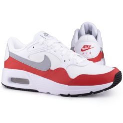 Buty męskie do chodzenia Nike AIR MAX SC. Białe buty do biegania męskie Nike, bez wzorów, bez zapięcia, trekkingowe, nike air max. W wyprzedaży za 399.00 zł.