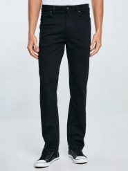 Jeansy męskie z prostą nogawką czarne Toros 915. Czarne jeansy męskie Big Star, bez wzorów, z denimu, eleganckie, z podwyższonym stanem, długie. Za 349.99 zł.