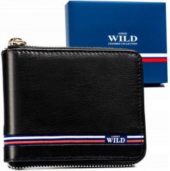 Portfel męski Always Wild N992Z-GV czarny. Czarne portfele męskie Always Wild, bez wzorów, ze skóry. Za 59.00 zł.