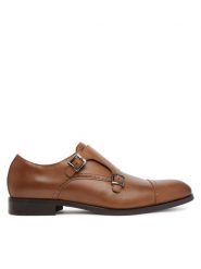 Aldo Półbuty Zelasien 13963683 Brązowy. Brązowe eleganckie półbuty męskie Aldo, ze skóry, wizytowe, bez obcasa, bez zapięcia. Za 399.99 zł.