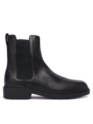 Calvin Klein Sztyblety Dress Lug Chelsea Boot Lth YM0YM01389 Czarny. Czarne sztyblety męskie Calvin Klein, ze skóry, bez obcasa, bez zapięcia. Za 679.99 zł.