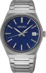 Zegarek Seiko Zegarek męski Seiko SUR555P1 srebrny. Szare zegarki męskie Seiko, srebrne. Za 1,000.99 zł.