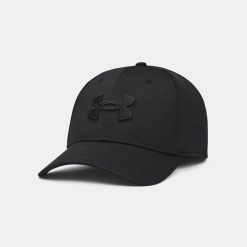 Czapka z daszkiem męska Under Armour Blitzing Cap. Czarne czapki męskie Under Armour, bez wzorów, sportowe. Za 99.00 zł.