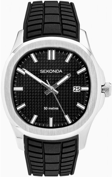 Zegarek męski Sekonda 30274 czarny. Czarne zegarki męskie Sekonda. Za 292.00 zł.