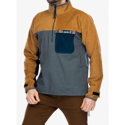 Bluza bez kaptura męska Kavu Throwshirt Flex. Brązowe bluzy nierozpinane męskie KAVU, m, bez wzorów, bez ramiączek, bez kaptura. Za 398.99 zł.