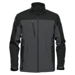 Męska Kurtka Cascades Soft Shell. Czarne kurtki męskie STORMTECH, m, bez wzorów, sportowe, bez ramiączek, bez kaptura. Za 496.99 zł.