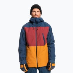 Kurtka snowboardowa męska Quiksilver Sycamore. Czerwone kurtki narciarskie i snowboardowe męskie Quiksilver, na zimę, m, bez wzorów, bez kaptura, narciarskie. Za 579.99 zł.