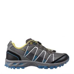 Buty trailowe męskie CMP ALTAK przewiewne, wiązane na zacisk z linką. Szare buty do biegania męskie CMP, bez wzorów, bez zapięcia, do biegania. Za 399.99 zł.