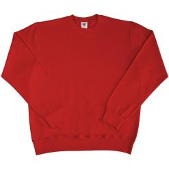 Męska Bluza Z Długim Rękawem I Wycięciem Pod Szyją. Czerwone bluzy nierozpinane męskie SG, l, bez wzorów, bez ramiączek, bez kaptura. Za 74.99 zł.