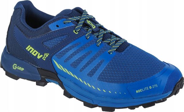 Buty trekkingowe męskie Inov-8 Inov-8 Roclite G 275 V2 001097-BLNYLM-M-01 Niebieskie 42,5. Niebieskie buty trekkingowe męskie Inov-8, bez wzorów, bez zapięcia. Za 546.66 zł.