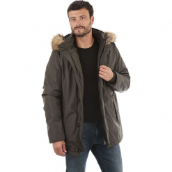 Parka w kolorze khaki. Parki męskie marki SOLOGNAC. W wyprzedaży za 272.95 zł.