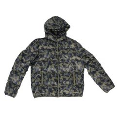 Kurtka JOTT JAVA PRINT Zielony. Zielone kurtki męskie Jott, m, bez wzorów, z tkaniny, bez ramiączek, bez kaptura. Za 617.99 zł.