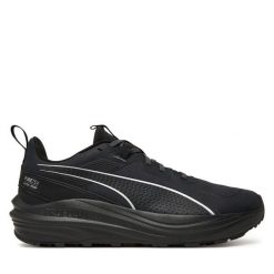 Buty do biegania Puma. Czarne buty do biegania męskie Puma, bez wzorów, bez zapięcia, do biegania. Za 249.99 zł.