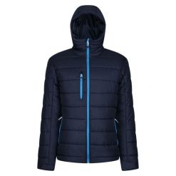 Męska Ocieplana Kurtka Navigate. Niebieskie kurtki męskie Regatta, m, bez wzorów, z puchu, sportowe, bez ramiączek, bez kaptura. Za 319.99 zł.
