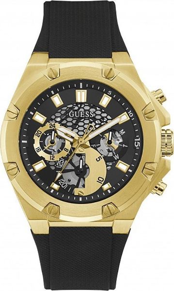 Zegarek Guess Zegarek męski Guess GW0334G2 czarny. Czarne zegarki męskie Guess. Za 605.00 zł.