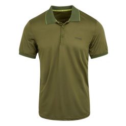 Męska Koszulka Polo Remex II. Zielone koszulki polo męskie Regatta, m, bez wzorów, bez kołnierzyka, bez ramiączek. Za 48.99 zł.