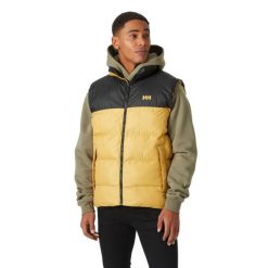 Kurtka puchowa bez rękawów Helly Hansen Active. Brązowe kurtki męskie Helly Hansen, m, bez wzorów, z puchu, bez ramiączek, bez kaptura. Za 699.00 zł.