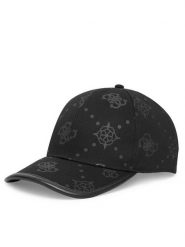 Guess Czapka z daszkiem AW5392 POL01 Czarny. Czarne czapki męskie Guess, z aplikacjami, z bawełny. Za 159.99 zł.