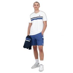 Koszulka Le Coq Sportif Heritage SP N°2. Białe t-shirty sportowe męskie le coq sportif, m, bez wzorów, sportowe, bez ramiączek. Za 168.90 zł.