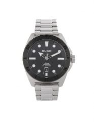 Hugo Zegarek 1530305 Srebrny. Szare, analogowe zegarki męskie Hugo, srebrne. Za 679.99 zł.