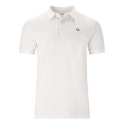 Polo Cruz Harrold. Białe koszulki polo męskie CRUZ, m, bez wzorów, eleganckie, bez kołnierzyka, bez ramiączek. W wyprzedaży za 141.50 zł.