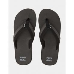 Japonki plażowe męskie Billabong All Day Impact. Czarne klapki i japonki męskie Billabong, bez wzorów. Za 99.99 zł.