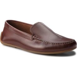Mokasyny CLARKS - Reazor Edge 261241937 British Tan. Brązowe mokasyny męskie Clarks, z materiału. W wyprzedaży za 229.00 zł.
