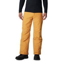 Spodnie narciarskie męskie Columbia Bugaboo IV. Żółte spodnie narciarskie i snowboardowe męskie Columbia, bez wzorów, narciarskie. Za 299.99 zł.