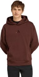 Bluza męska adidas All Szn Fleece brązowa JX5090 2XL. Brązowe bluzy nierozpinane męskie ADIDAS, m, bez wzorów, bez ramiączek, bez kaptura. Za 391.83 zł.