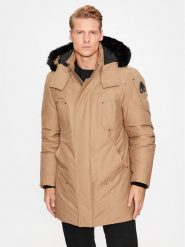 Moose Knuckles Kurtka puchowa Original Stirling M32MP261S Brązowy Regular Fit. Brązowe kurtki męskie Moose Knuckles, m, bez wzorów, z bawełny, bez ramiączek, bez kaptura. Za 5,589.00 zł.