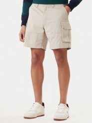 Polo Ralph Lauren Szorty materiałowe 710964027004 Beżowy Relaxed Fit. Brązowe szorty męskie Polo Ralph Lauren, bez wzorów, z bawełny. Za 729.99 zł.