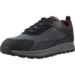 Buty GEOX U TERRESTRE B ABX Niebieski. Niebieskie buty trekkingowe męskie Geox, bez wzorów, z syntetyku, bez zapięcia, trekkingowe. Za 410.99 zł.