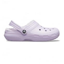 Klapki sandały Crocs Classic Lined Clog Lavender Fioletowe 203591-50P. Czerwone klapki i japonki męskie Crocs, bez wzorów. Za 179.00 zł.