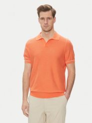 BOSS Polo H-Jianluca 50537654 Pomarańczowy Regular Fit. Brązowe koszulki polo męskie Boss, m, bez wzorów, z bawełny, bez kołnierzyka, bez ramiączek. Za 399.99 zł.