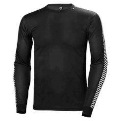 Bluza Helly Hansen lifa stripe crew. Czarne bluzy nierozpinane męskie Helly Hansen, l, bez wzorów, bez ramiączek, bez kaptura. W wyprzedaży za 177.55 zł.