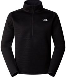 Bluza bez kaptura The North Face Dotknit Thermal 1/4 Zip - tnf black. Czarne bluzy nierozpinane męskie The North Face, m, bez wzorów, bez ramiączek, bez kaptura. Za 479.38 zł.