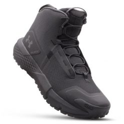 Buty trekkingowe męskie UNDER ARMOUR Valsetz Mid. Czarne buty trekkingowe męskie Under Armour, bez wzorów, bez zapięcia. Za 450.99 zł.