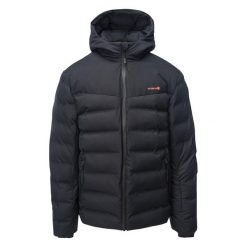 Męska Pikowana Kurtka Ocieplana Zils. Czarne kurtki męskie IGUANA, m, bez wzorów, z puchu, sportowe, bez ramiączek, bez kaptura. Za 657.99 zł.
