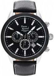 Zegarek męski Pierre Ricaud P97010.Y214CH czarny. Czarne zegarki męskie Pierre Ricaud. Za 445.00 zł.