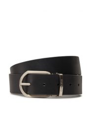 Calvin Klein Pasek Męski Adj Casual Round 35Mm K50K512838 Czarny. Czarne paski męskie Calvin Klein, bez wzorów, ze skóry, casualowe. Za 169.99 zł.