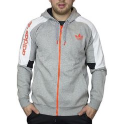 Adidas Bluza męska Dm Fleece Fz szara r. XS (F91485). Bluzy bez kaptura męskie marki ADIDAS. Za 86.99 zł.