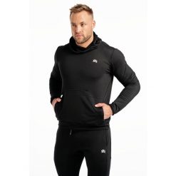 Bluza fitness z kapturem męska Rough Radical Snappy. Czarne bluzy nierozpinane męskie ROUGH RADICAL, m, bez wzorów, z kapturem. W wyprzedaży za 119.20 zł.
