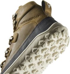 Buty turystyczne Vivobarefoot Tracker Leather AT - tan. Buty trekkingowe męskie GRONELL, bez wzorów, bez zapięcia. Za 757.00 zł.