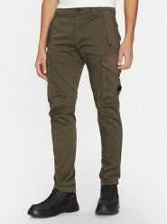 C.P. Company Spodnie materiałowe 18CMPA058A005694G Zielony Regular Fit. Zielone spodnie na co dzień męskie C.P. Company, bez wzorów, z bawełny. Za 629.99 zł.