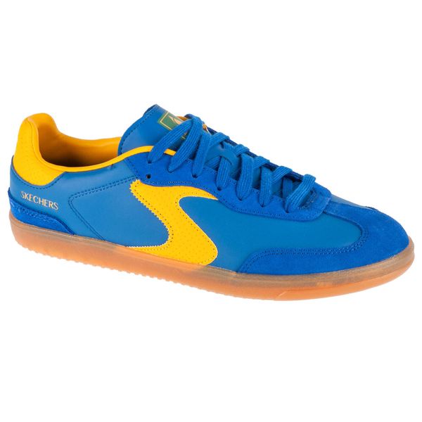 Buty sportowe Sneakersy męskie, Hotshot - Roaver. Niebieskie buty sportowe na co dzień męskie Skechers, m, bez wzorów, sportowe, bez ramiączek, bez kaptura, trekkingowe. Za 229.99 zł.