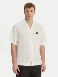 HUGO Koszula Espino 50560593 Écru Oversize. Koszule męskie Hugo, m, bez wzorów, z lyocellu, bez kołnierzyka, bez ramiączek. Za 519.99 zł.